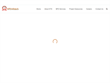 Tablet Screenshot of ntsinfotech.com